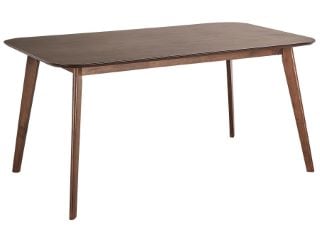 BELIANI DINING TABLE 150 X 90 CM DARK WOOD EPHRATA RRP £539