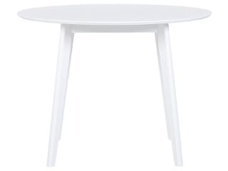 BELIANI DINING TABLE 100CM WHITE ROXBY RRP £389