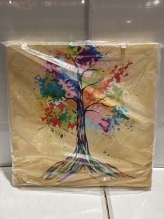 STEVEN BROWN ART YELLOW TREE OF LIFE CANVAS PRINT