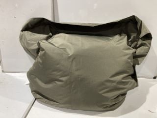 EXTRA LARGE ARMY GREEN BEAN BAG