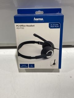 BOX OF HAMA PC OFFICE HEADSET HS - P150