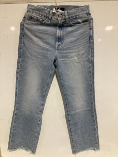 7 FOR ALL MANKIND LOGAN STOVETOP LIGHT BLUE SIZE 28 RRP £200