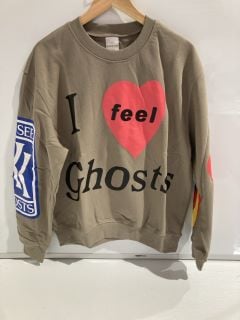 1 BOX TO INCLUDE NAGRI TAN I FEEL LOVE SWEATSHIRT SMALL