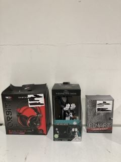 BOX OF ITEMS TO INCLUDE RED5 GAMING ORBIT HEADPHONES