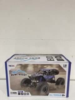 BOX OF ITEMS TO INCLUDE RED5 DUNE BUGGY 1/10 SCALE