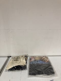 BOX OF ITEMS TO INCLUDE NAGRI HOLY SPIRIT TROUSERS SMALL