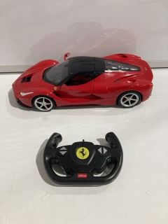 A BOX OF ITEMS TO INCLUDE LAFERRARI R/C CAR