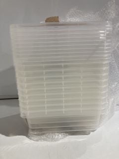 A BOX TO INCLUDE PLASTIC CONTAINERS WITH LID