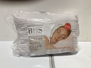 ITEMS TO INCLUDE LUXURY HOTEL PILLOW SETS