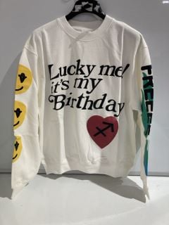 BOX OF PREMIUM DESIGNER APPAREL TO INCLUDE NAGRI LUCKY SMALL SWEATSHIRT RRP £115