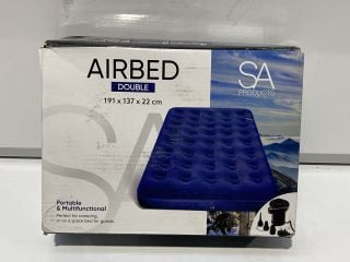 SA PRODUCTS DOUBLE AIRBED, MICROFIBRE DOUBLE MATTRESS TOPPER