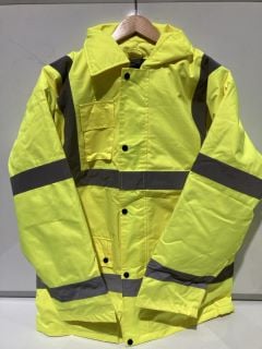 BOX TO INCLUDE SUPERTOUCH WORKWEAR HIGH VIS JACKET