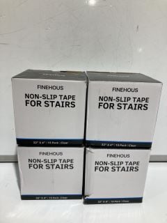 BOX OF 8 GRADE BY FINEHOUS NON-SLIP TAPE FOR STAIRS 6" X 30" 14 PACK