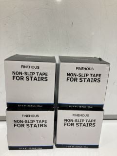 BOX OF 8 GRADE BY FINEHOUS NON-SLIP TAPE FOR STAIRS 6" X 30" 14 PACK