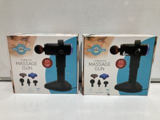 2 X CORDLESS MASSAGE GUNS