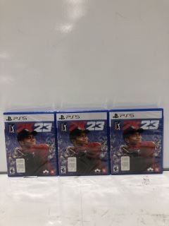 3 X PS5 2K23 TOTAL RRP £125