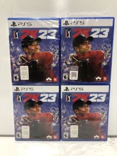 4 X PS5 2K23 TOTAL RRP £125