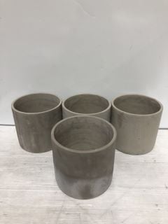 2 X BOXES OF 2 CONCRETE LAMP SHADES