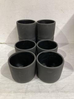 1 X BOX OF 4 CONCRETE LAMP SHADES