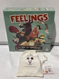 BOX OF ITEMS TO INCLUDE FEELINGS LE JEU DES EMOTIONS