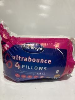 1 X SILENTNIGHT ULTRABOUNCE 4 PILLOWS