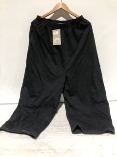 1 X JERSEY TURN UP TROUSER BLK XL RRP £245