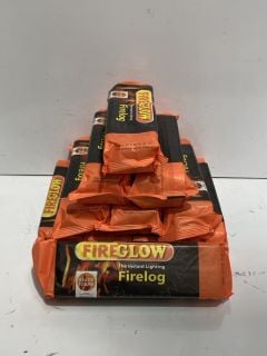 BOX OF ITEMS TO INCLUDE FIREGLOW FIRELOG