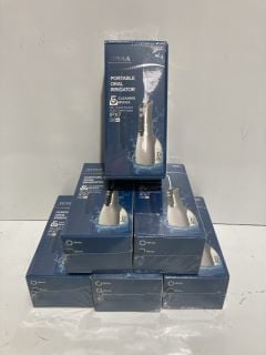 BOX OF ITEMS TO INCLUDE HIYAA PORTABLE ORAL IRRIGATOR