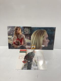 5 X VINYLS TO INCLUDE ADELE 30 18+ (ID MAY BE REQUIRED )