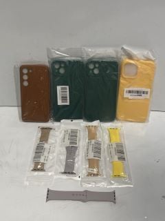 BOX OF ITEMS TO INCLUDE MOBILE PHONE CASES