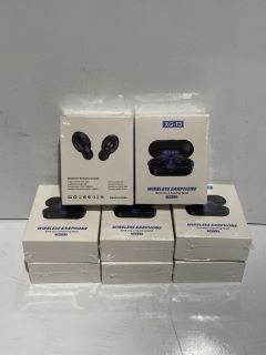 BOX OF ITEMS TO INCLUDE XG-13 WIRELESS EARPHONES