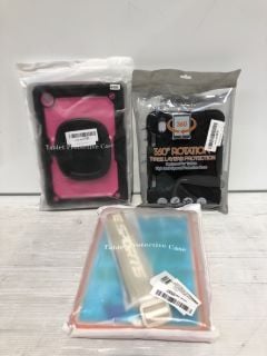 BOX OF ITEMS TO INCLUDE 360 ROTATION TABLET CASE