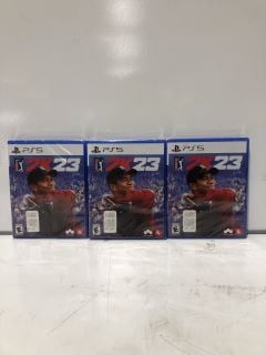 3 X PS5 2K23 TOTAL RRP £125