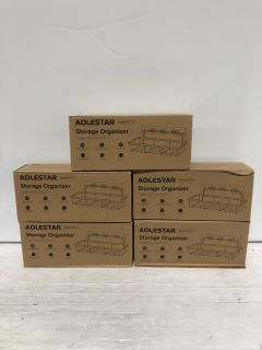 BOX OF ITEMS TO INCLUDE AOLESTAR STORAGE ORGANIZER