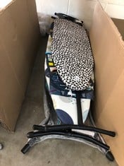 QUANTITY OF IRONING BOARDS TO INCLUDE MINKY ERGO IRONING BOARD: LOCATION - A RACK(COLLECTION OR OPTIONAL DELIVERY AVAILABLE)