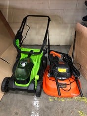 BLACK&DECKER LAWN MOWER & GREENWORKS CORDLESS LAWN MOWER : LOCATION - A RACK(COLLECTION OR OPTIONAL DELIVERY AVAILABLE)