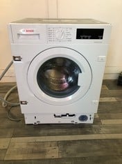 BOSCH SERIES 6 BUILT IN WASHING MACHINE - MODEL WIW28302GB/03 RRP £698: LOCATION - FLOOR(COLLECTION OR OPTIONAL DELIVERY AVAILABLE)