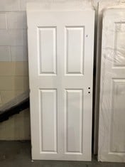 OVERSIZED PALLET OF DOORS TO INCLUDE WHITE WOODEN INTERIOR DOOR 198X84CM : LOCATION - BACK WALL(COLLECTION OR OPTIONAL DELIVERY AVAILABLE)