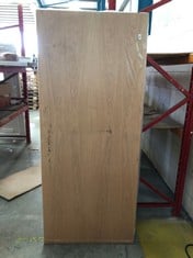 OVERSIZED PALLET OF DOORS TO INCLUDE BROWN WOODEN INTERIOR DOOR 198X84CM : LOCATION - BACK WALL(COLLECTION OR OPTIONAL DELIVERY AVAILABLE)