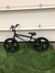 ZINC BLACK KIDS BMX BIKE:: LOCATION - FRONT FLOOR(COLLECTION OR OPTIONAL DELIVERY AVAILABLE)