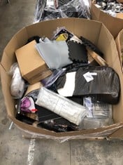 1 X PALLET OF ASSORTED ITEMS TO INCLUDE PAYDAY BANK ROBBERY MASK: LOCATION - BACK FLOOR(COLLECTION OR OPTIONAL DELIVERY AVAILABLE)