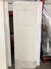 OVERSIZED PALLET OF DOORS TO INCLUDE WHITE WOODEN INTERIOR DOOR 198X69CM : LOCATION - BACK RACK(COLLECTION OR OPTIONAL DELIVERY AVAILABLE)