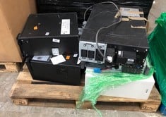 1 X PALLET OF TECH ITEMS TO INCLUDE APC UNINTERRUPTIBLE POWER SUPPLY: LOCATION - FLOOR(COLLECTION OR OPTIONAL DELIVERY AVAILABLE)