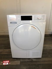 MIELE T1 ECOSPEED 125 EDITION 8KG TUMBLE DRYER - MODEL HT30-W RRP £879: LOCATION - FLOOR(COLLECTION OR OPTIONAL DELIVERY AVAILABLE)