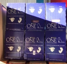 6 X PURINA ONE ADVANCED NUTRITION DRY CAT FOOD - 12/2025: LOCATION - A RACK(COLLECTION OR OPTIONAL DELIVERY AVAILABLE)