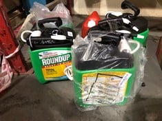 QUANTITY OF GARDEN ITEMS TO INCLUDE ROUNDUP READY TO USE TOTAL WEED KILLER - COLLECTION ONLY - LOCATION BACK RACK