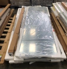 1 X PALLET OF MIRRORED DOORS APPROX SIZE 228X116CM - COLLECTION ONLY - LOCATION FLOOR