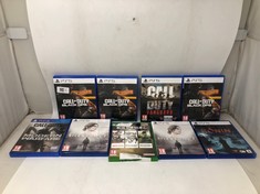 QUANTITY OF GAMES TO INCLUDE CALL OF DUTY BLACK OPS 6, ID MAY BE REQUIRED - COLLECTION ONLY - LOCATION BACK RACK