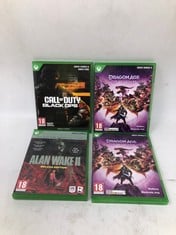 QUANTITY OF GAMES TO INCLUDE CALL OF DUTY BLACK OPS 6, ID MAY BE REQUIRED - COLLECTION ONLY - LOCATION BACK RACK