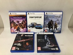 QUANTITY OF GAMES TO INCLUDE UNTIL DAWN, ID MAY BE REQUIRED - COLLECTION ONLY - LOCATION BACK RACK